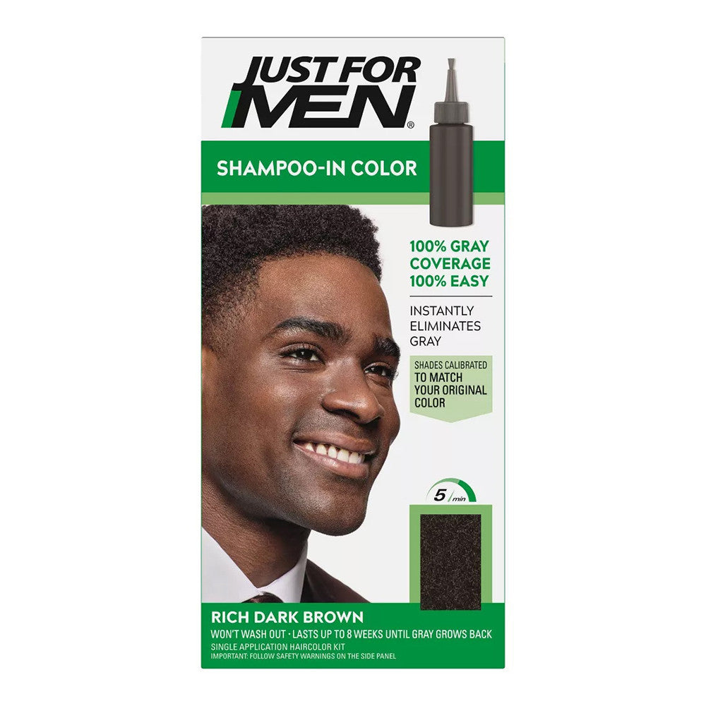 Just For Men Original Formula H-47 Haircolor, Rich Dark Brown, 1 Kit